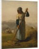 Woman with a Rake, probably 1856-57 by Jean Francois Millet