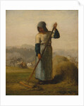 Woman with a Rake, probably 1856-57 by Jean Francois Millet