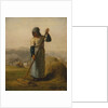 Woman with a Rake, probably 1856-57 by Jean Francois Millet