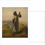 Woman with a Rake, probably 1856-57 by Jean Francois Millet