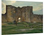 Porte de la Reine at Aigues-Mortes, 1867 by Frédéric Bazille
