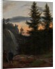 Two Men before a Waterfall at Sunset, 1823 by Johan Christian Dahl