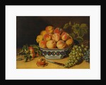 Still Life: Peaches and Grapes, ca. 1825 by John Archibald Woodside