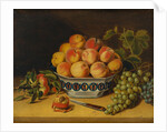 Still Life: Peaches and Grapes, ca. 1825 by John Archibald Woodside