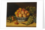 Still Life: Peaches and Grapes, ca. 1825 by John Archibald Woodside