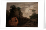 Virgil's Tomb by Moonlight, with Silius Italicus Declaiming, 1779 by Joseph Wright of Derby
