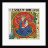 Manuscript Illumination with the Virgin and Child in an Initial S…, mid-15th century by Master of the Franciscan Breviary