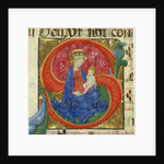 Manuscript Illumination with the Virgin and Child in an Initial S…, mid-15th century by Master of the Franciscan Breviary