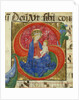 Manuscript Illumination with the Virgin and Child in an Initial S…, mid-15th century by Master of the Franciscan Breviary