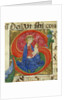 Manuscript Illumination with the Virgin and Child in an Initial S…, mid-15th century by Master of the Franciscan Breviary