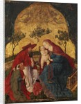 Virgin and Child with a Donor Presented by Saint Jerome, ca. 1450 by Master of the Munich Bavarian Panels