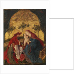 Virgin and Child with a Donor Presented by Saint Jerome, ca. 1450 by Master of the Munich Bavarian Panels