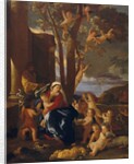 The Holy Family with Saint John the Baptist, ca. 1627 by Nicolas Poussin