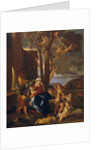 The Holy Family with Saint John the Baptist, ca. 1627 by Nicolas Poussin