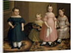 The Alling Children, ca. 1839 by Oliver Tarbell Eddy