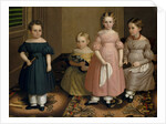 The Alling Children, ca. 1839 by Oliver Tarbell Eddy