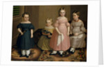 The Alling Children, ca. 1839 by Oliver Tarbell Eddy