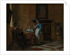 Leisure Time in an Elegant Setting, ca. 1663-65 by Pieter de Hooch