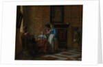 Leisure Time in an Elegant Setting, ca. 1663-65 by Pieter de Hooch