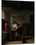 The Visit, ca. 1657 by Pieter de Hooch