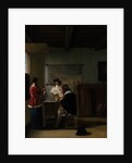 The Visit, ca. 1657 by Pieter de Hooch