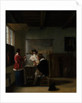 The Visit, ca. 1657 by Pieter de Hooch