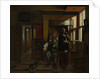 Interior with a Young Couple, probably ca. 1662-65 by Pieter de Hooch
