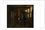 Interior with a Young Couple, probably ca. 1662-65 by Pieter de Hooch