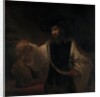 Aristotle with a Bust of Homer, 1653 by Rembrandt Harmensz van Rijn