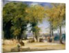 View near Rouen, ca. 1825 by Richard Parkes Bonington