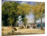 View near Rouen, ca. 1825 by Richard Parkes Bonington