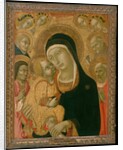 Madonna and Child with Saints John the Baptist, Jerome, Peter Martyr…, ca. 1425-before ca. 1467 by Sano di Pietro