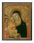 Madonna and Child with Saints John the Baptist, Jerome, Peter Martyr…, ca. 1425-before ca. 1467 by Sano di Pietro