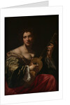 Woman Playing a Guitar, ca. 1618 by Simon Vouet