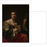 Woman Playing a Guitar, ca. 1618 by Simon Vouet