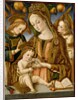 Madonna and Child with Two Angels, ca. 1481-82 by Vittore Crivelli