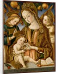 Madonna and Child with Two Angels, ca. 1481-82 by Vittore Crivelli