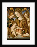 Madonna and Child with Two Angels, ca. 1481-82 by Vittore Crivelli