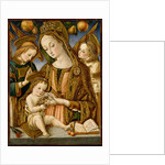 Madonna and Child with Two Angels, ca. 1481-82 by Vittore Crivelli
