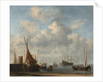 Entrance to a Dutch Port, ca. 1665 by Willem van de Velde the Younger