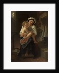 Young Mother Gazing at Her Child, 1871 by William-Adolphe Bouguereau