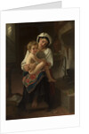 Young Mother Gazing at Her Child, 1871 by William-Adolphe Bouguereau