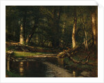 The Brook in the Woods, ca. 1885-86 by Worthington Whittredge