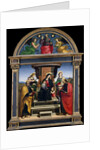 Madonna and Child Enthroned with Saints, ca. 1504 by Raphael