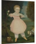 Portrait of a Little Girl Picking Grapes, 1840-50 by Unknown