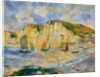 Sea and Cliffs, ca. 1885 by Pierre-Auguste Renoir