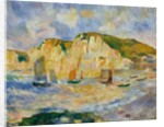 Sea and Cliffs, ca. 1885 by Pierre-Auguste Renoir