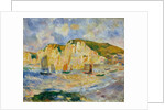 Sea and Cliffs, ca. 1885 by Pierre-Auguste Renoir