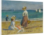 Figures on the Beach, 1890 by Pierre-Auguste Renoir