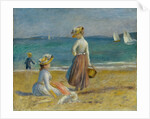 Figures on the Beach, 1890 by Pierre-Auguste Renoir